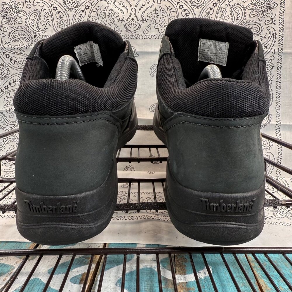 NEW Timberland Earthkeepers Trekker Moc Toe Black Oxford Mens sz 6 /Womans 7.5 - Picture 5 of 10